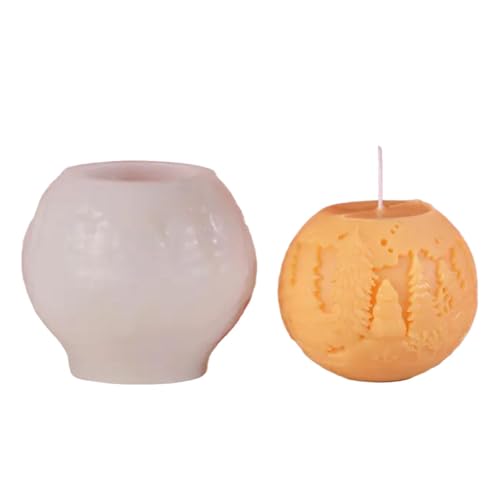 ETUCYNG Weihnachts-Skulpturform – Silikonform für Kerzenherstellung, Silikonform für Kerzenherstellung, kreative Harzform, handgefertigte Kerzenherstellung für Handwerk, Seife, Zuhause ETUCYNG Weihnachts-Skulpturform – Silikonform für Kerzenherstellung, Silikonform für Kerzenherstellung, kreative Harzform, handgefertigte Kerzenherstellung für Handwerk, Seife, Zuhause von ETUCYNG