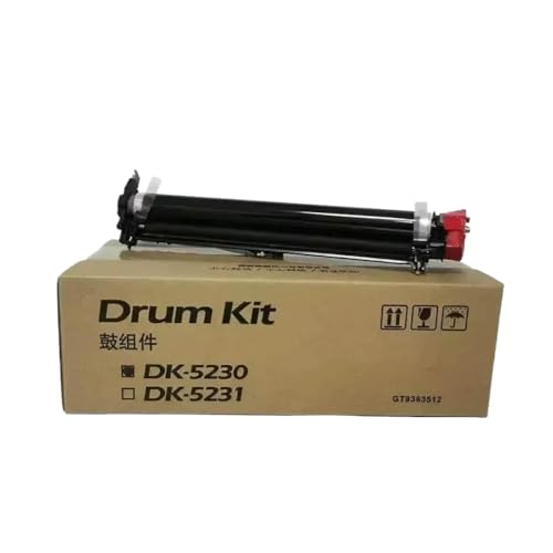 1pc Drum -Einheit kompatibel mit Druckermodellen ECOSYS P5018 P5021CDN P5021CDW P5026 5521 5526 Für die Teilenummer 302R793010 302R793020 100000 Seiten Aftermarket -Austausch(DK-5230 Black) von ETkzql