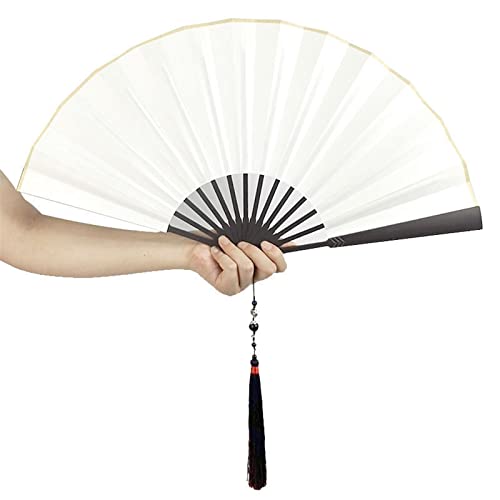 Tanzfächer, Seidenfächer, Handfächer, chinesische Fächer, Handfächer aus Aluminiumlegierung, faltbarer Selbstverteidigungs-Kung-Fu-Fächer for Sammlung, Tanzen, Kung Fu, Geschenk, Fitness, Aerobic (Far von ETomey