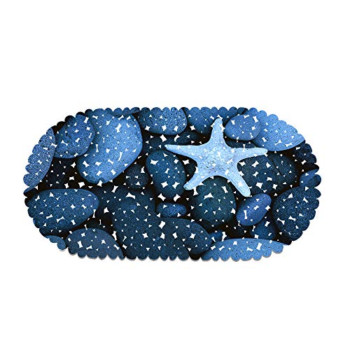 EU-VV rutschfeste Badematte Duschmatte Oval 70x35cm,Sommer rutschfeste Durable Duschmatte Badewannenmatte Mit Starken Saugnäpfen Dekorieren Sie Das Badezimmer, Gute Laune Dusche (Style 18) von EU-VV