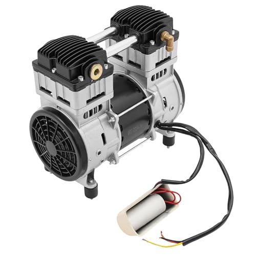 Flüsterkompressor Druckluftkompressor Kompressor mit ölfreiem Motor 1500W 140L/min Silentkompressor Kolbenkompressor für Automobile Elektronik von EUAIIPull
