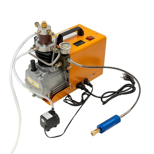 PCP Kompressor 300bar Automatisch Luftkompressor-Pumpe mit Öl-Wasser-Trenner 4500PSI Hochdruckluftpumpe 1800W 100L/min Hochdruck Inflator für Rohre Reifen von EUAIIPull