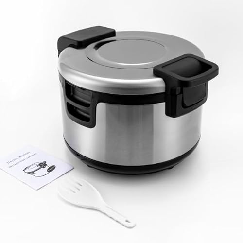 Reiskocher Multikocher 19L 100W Antihaft-Pfanne Rice Cooker mit Duale Temperaturregelung und Reislöffel Elektrisch Dampfgarer für Restaurant Zuhause 55 * 55 * 32cm von EUAIIPull