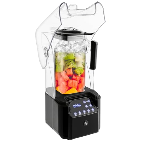 Smoothie Maker 2,2L 2200W I Standmixer Mixer mit LED-Anzeige und Pulsfunktion I Smoothie Maker 9 Einstellbare Geschwindigkeiten und Timer I Ice Crusher für Hacken Mixen Brechen Smoothie Maker 2,2L 2200W I Standmixer Mixer mit LED-Anzeige und Pulsfunktion I Smoothie Maker 9 Einstellbare Geschwindigkeiten und Timer I Ice Crusher für Hacken Mixen Brechen von EUAIIPull