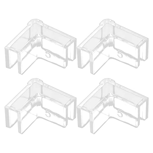 4PCS Tischeckenschutz für Möbel | Transparenter U-förmiger Aquarium-Eckenschutz | Kollisionsschutz und weicher Ecken- und Kantenschutz für Möbel, Tische, Aquarien von EUBEISAQI