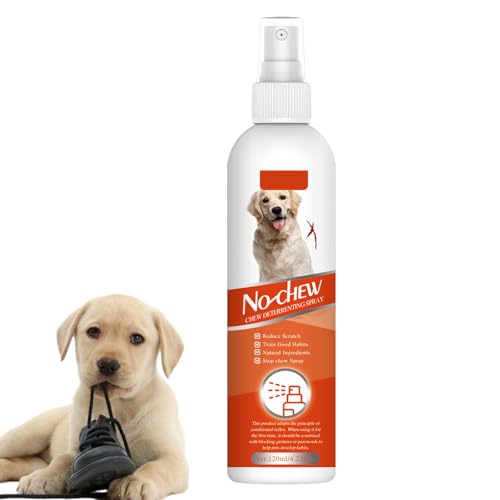 EUBEISAQI Anti-Biss-Spray für Welpen | 120 ml Hundekorrekturspray für Welpen - Haustier-Trainingszubehör zum Schutz von Sofas, Teppichen, Laken, Vorhängen, Schuhen und Kleidung von EUBEISAQI