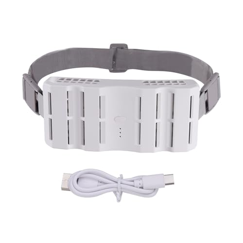 EUBEISAQI Bauchlüfter - Kühlender Taillengurt Tragbarer Ventilator - Tragbare Geräte Doppelter Luftzirkulator Wiederaufladbar für Outdoor Sommer Camping Bauarbeiten von EUBEISAQI