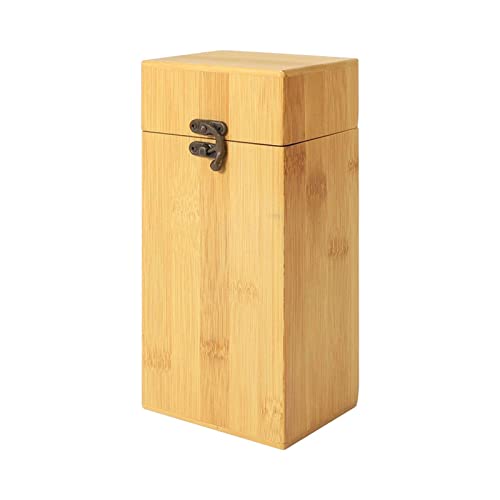EUBEISAQI Besteck-Organizer | Essstäbchen-Box aus Bambus mit Deckel | Geschirrkoffer aus Holz für Küchenschrank – Utensilien-, Besteck- und Besteckhalter von EUBEISAQI