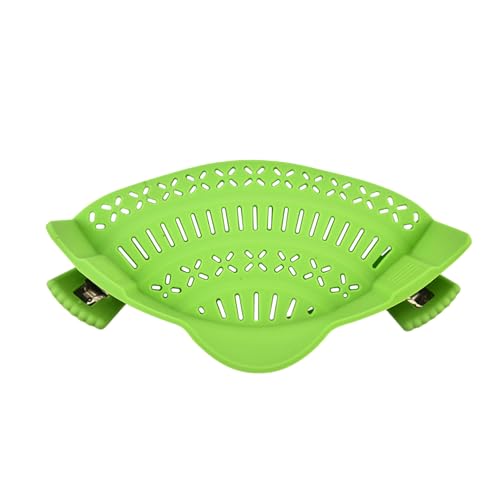 EUBEISAQI Clip Sieb Pan Strainer Kitchen Drainer Freisprecheinrichtung Spaghetti Pasta Silikon Sieb für Schüsseln und Töpfe EUBEISAQI Clip Sieb Pan Strainer Kitchen Drainer Freisprecheinrichtung Spaghetti Pasta Silikon Sieb für Schüsseln und Töpfe von EUBEISAQI