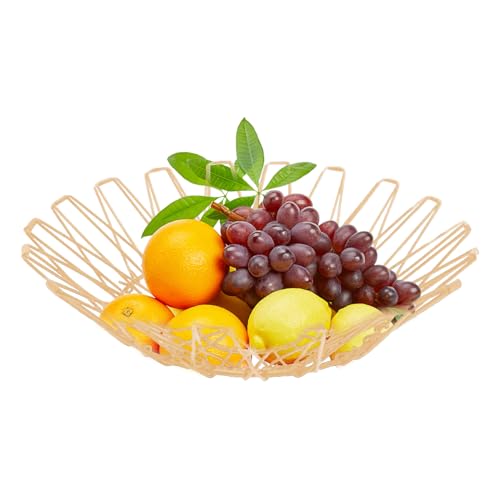 EUBEISAQI Faltbare Obstschale – Transformierbarer Behälter | Faltbarer Brotkorbhalter – für Zuhause, Küche, Speisekammer, Arbeitsplatte, , , Snacks, Lebensmittel, Brot von EUBEISAQI