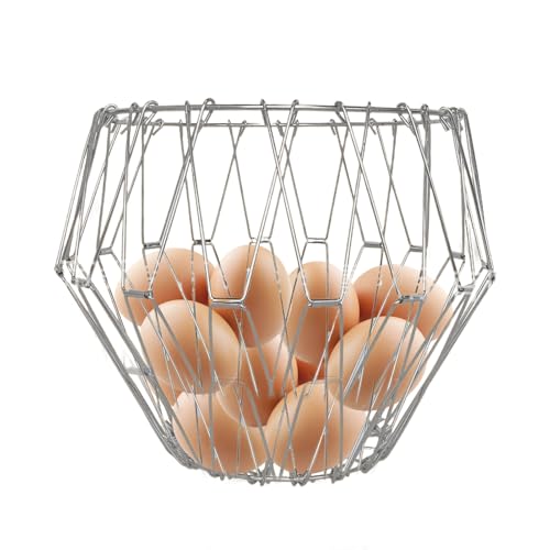 EUBEISAQI Faltbare Obstschale – Transformierbarer Behälter – Faltbarer Gemüsekorb – für Zuhause, Küche, Speisekammer, Arbeitsplatte, , , Snacks, Lebensmittel, Brot von EUBEISAQI