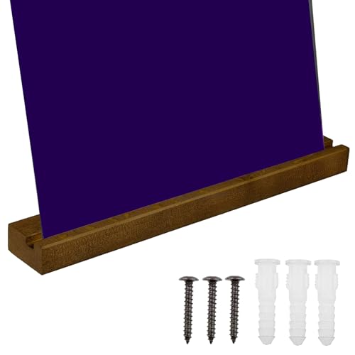 EUBEISAQI Schallplattenhalter Wand | Schallplatten-Wand-Display aus Massivholz montierter Albumhalter – Glatte und stabile Aufbewahrung, Aufhänger, Albumregal für Sammlung, Heimdekoration und von EUBEISAQI
