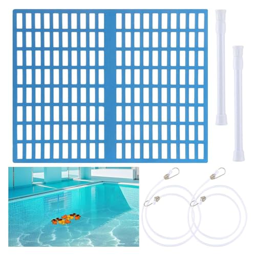 EUBEISAQI Skimmer Schutz | Poolskimmer Blattschutz - 42x33 cm Einfache Montage Schwimmender Schutzzaun Für Familie Freizeit Schwimmteich Swimmingpool Wassertank Äste von EUBEISAQI