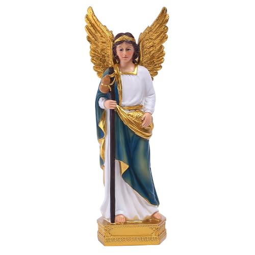 Engelsstatuen für Heimdekoration, religiöse Engel-Figuren, handbemalt, Kunstharz, Dekoration, Ornament für Schreibtisch, Schlafzimmer, Nachttisch, Bücherregal, Weihnachtsdekoration von EUBEISAQI