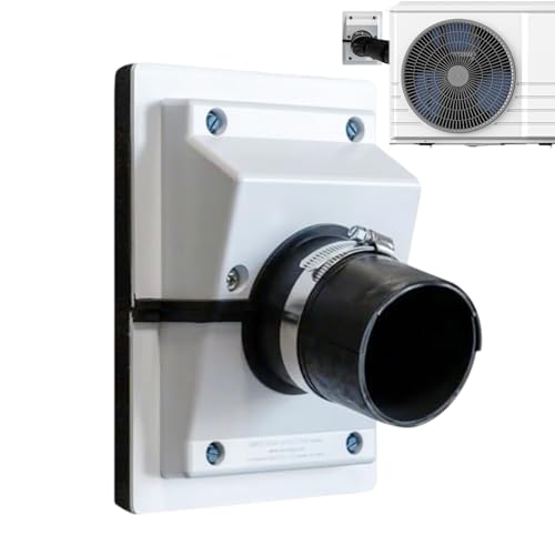 HVAC Wanddurchdringungsleitungsabdeckungs-Set, geteilte AC-Leitungsabdeckungen für den Außenbereich, Schutzhülse für Kältemittelrohrleitung, Wärmepumpensysteme, Klimaanlagen-Installateure, Klempner von EUBEISAQI