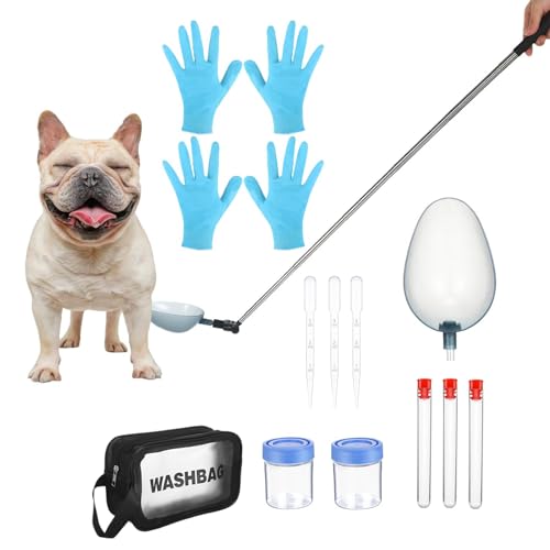 Hunde-Urinsammler, Urinsammelbehälter mit Teleskopgriff, tragbar, verstellbarer Winkel, Gerät für Hundehütte, Haustiermöbel, Teppichboden, Haus, Hof von EUBEISAQI