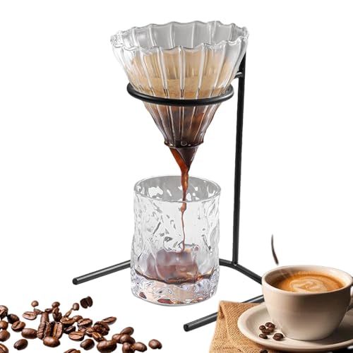 Kaffee-Tropfer Ständer, Kaffeemaschine Tropffilter Cup Rack Ständer, Metall Kaffee Brauer Halter, Hand Drip Kaffee Halterung, Kaffeefilterhalter für Kaffee Bier Getränk Maker Kaffee-Tropfer Ständer, Kaffeemaschine Tropffilter Cup Rack Ständer, Metall Kaffee Brauer Halter, Hand Drip Kaffee Halterung, Kaffeefilterhalter für Kaffee Bier Getränk Maker von EUBEISAQI