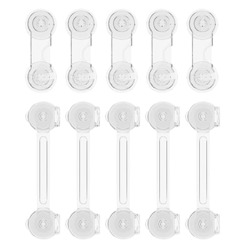 Kindersichere Schlösser | Sicherheitsriegel Für Schränke Mit Klemmmontage,Klebeverschluss Heimschutz Kindersicherung Für Küchentür Kühlschrank Geräteschrank Familie Kinder | Schrankverschluss Kinder Kindersichere Schlösser | Sicherheitsriegel Für Schränke Mit Klemmmontage,Klebeverschluss Heimschutz Kindersicherung Für Küchentür Kühlschrank Geräteschrank Familie Kinder | Schrankverschluss Kinder von EUBEISAQI