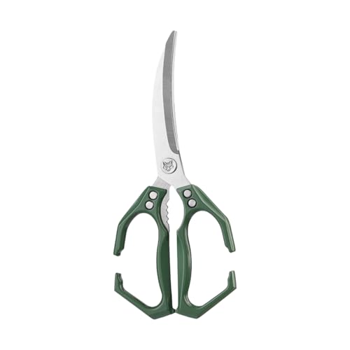 Küchenschere Für Lebensmittel, 2 In 1 Zerkleinerungsschere Mit Nussknacker, Robuste Edelstahl Multifunktions Küchenschere für Obst Salat Küchenschere Für Lebensmittel, 2 In 1 Zerkleinerungsschere Mit Nussknacker, Robuste Edelstahl Multifunktions Küchenschere für Obst Salat von EUBEISAQI