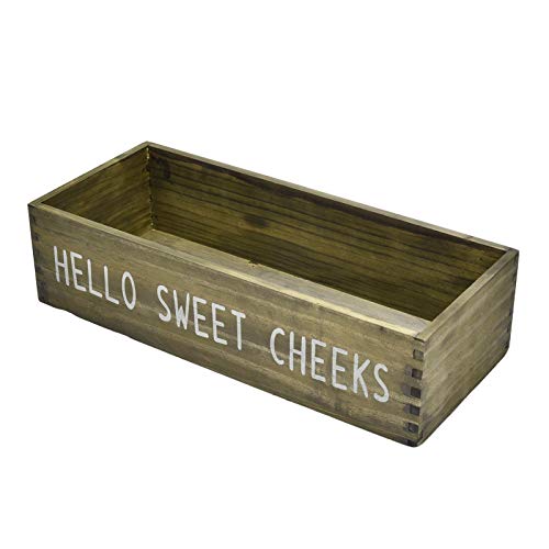 Rustikale Holzkiste Toilettenpapierhalter Tank Box Aufbewahrungskorb Badezimmer Küche Tisch Arbeitsplatte Heimdekoration Rustikale Holzkiste Toilettenpapierhalter Tank Box Aufbewahrungskorb Badezimmer Küche Tisch Arbeitsplatte Heimdekoration von EUBEISAQI