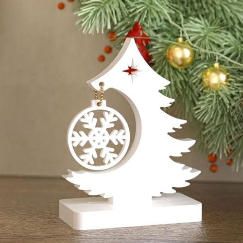 Weihnachts-Silikonformen – Weihnachtsbaum-Schneeflocken-Kerzenformen aus Silikon – Bastelwerkzeuge, Heimdekoration für Wachs, Seife, Gips, Kunst und Handwerk, Urlaub, Büro, Kamin, Schreibtisch von EUBEISAQI