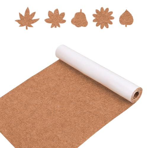 220x40cm Selbstklebender Rückseite Stick Filz, EUBSWA Adhesive Filzblätter Stoff für DIY Kostümherstellung Und Schmuckschatulle (Dunkelbraun) von EUBSWA