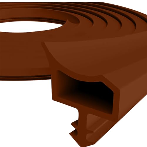 EUBSWA Dichtung Zimmertür Türdichtungen Selbstklebend 10 M Braun - Door Seals Dichtungsgummi Zimmertürdichtung mit 4mm Nutbreite 7mm Nuttiefe 12mm Falz EUBSWA Dichtung Zimmertür Türdichtungen Selbstklebend 10 M Braun - Door Seals Dichtungsgummi Zimmertürdichtung mit 4mm Nutbreite 7mm Nuttiefe 12mm Falz von EUBSWA