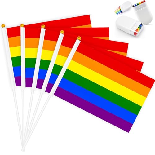 32 Stück LGBT Gay-Pride-Flagge, regenbogenfahne von EUDSRODEMY