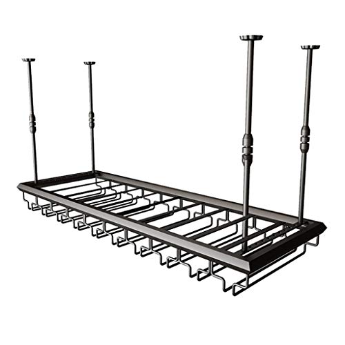 EUEIQCBZ Retro Home/Bar Weinflaschenhalter mit Stammwarenhalter | Wandhänge Metall Weinflaschenhalter | Industrielle Vintage Weinglas Rack Height verstellbare Bar Schrank Küchenorganisator Ho EUEIQCBZ Retro Home/Bar Weinflaschenhalter mit Stammwarenhalter | Wandhänge Metall Weinflaschenhalter | Industrielle Vintage Weinglas Rack Height verstellbare Bar Schrank Küchenorganisator Ho von EUEIQCBZ