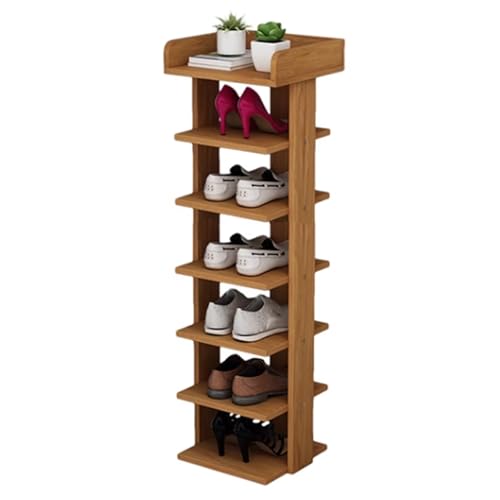 Multi funktionaler vertikaler Holzschuh -Rack -Lagerschrank mit großer Platzanordnung und einfache Installation für Eingangs- und Wohnzimmer Red 6ft Multi funktionaler vertikaler Holzschuh -Rack -Lagerschrank mit großer Platzanordnung und einfache Installation für Eingangs- und Wohnzimmer Red 6ft von EUEIQCBZ