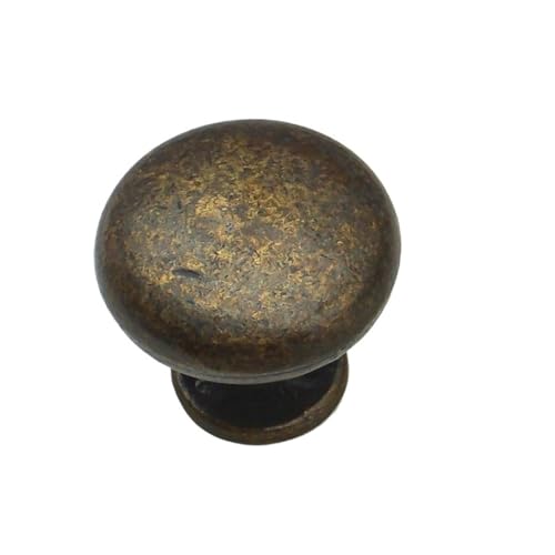EUETVEXERK 1 PC Antike Schrankgriffe Retro Küchenschrank Türknöpfe Vintage Kleiderschrank Zieht Moderne Zinklegierung Möbelbeschläge Schranktürgriff(Retro Brass knob) von EUETVEXERK