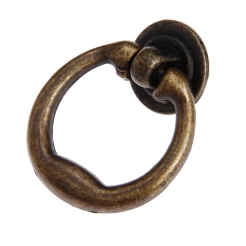 EUETVEXERK 1 Stück Antike Bronze Ring Zieht Drop Knob Schubladengriffe for Schrank Kommode Küche Möbel Dekoration W/Schraube Schranktürgriff EUETVEXERK 1 Stück Antike Bronze Ring Zieht Drop Knob Schubladengriffe for Schrank Kommode Küche Möbel Dekoration W/Schraube Schranktürgriff von EUETVEXERK