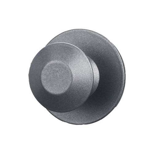 EUETVEXERK 1 Stück stanzfreie selbstklebende Schubladenknöpfe aus Edelstahl im modernen Stil for Glastüren, Kleiderschrankgriffe for selbstklebendem Wandhaken Schranktürgriff(Gray) von EUETVEXERK