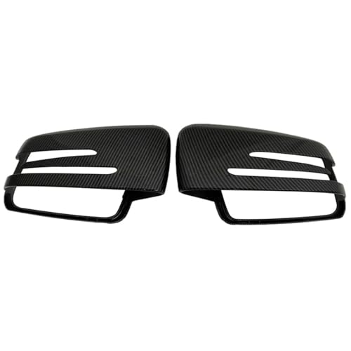 EUETVEXERK 2 Stück Ersatz-Abdeckkappen for die Rückspiegel for Kohlefaser-Muster, passend for Mercedes Benz W176 W246 W204 W212 W221 C117 X204 X156 Auto-Rückspiegel(Carbon fiber pattern) von EUETVEXERK