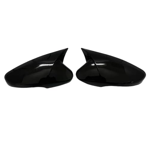 EUETVEXERK 2X Seitenspiegel-Abdeckkappen passend for Hyundai Accent Solaris I 2012–2017/1. Generation 2010–2014, Rückspiegelabdeckung hinzufügen Auto-Rückspiegel(Black with light) von EUETVEXERK