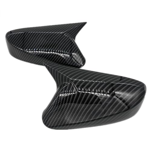 EUETVEXERK 2X Seitenspiegel-Abdeckkappen passend for Hyundai Accent Solaris I 2012–2017/1. Generation 2010–2014, Rückspiegelabdeckung hinzufügen Auto-Rückspiegel(Carbon without light) von EUETVEXERK