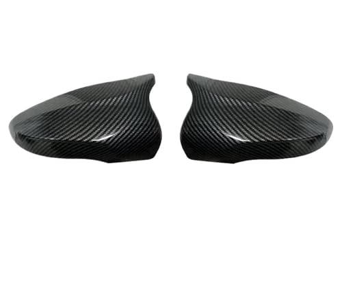 EUETVEXERK 2x Carbon Look Seitenflügelspiegelabdeckung Passend for VW for Volkswagen Golf 6 MK6 GTI GTD 2009-2013 Seitenrückspiegelkappenabdeckung Auto-Rückspiegel(Carbon Fiber Pattern) von EUETVEXERK