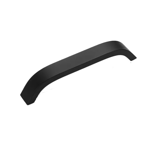EUETVEXERK 96 128 160 192 mm, Aluminium, modern, schlicht, weiß, for Schrank, Schuhschrank, Kleiderschrank, Türgriff, schwarz, for Schubladen, Küchentürgriff Schranktürgriff(Black160mm) von EUETVEXERK