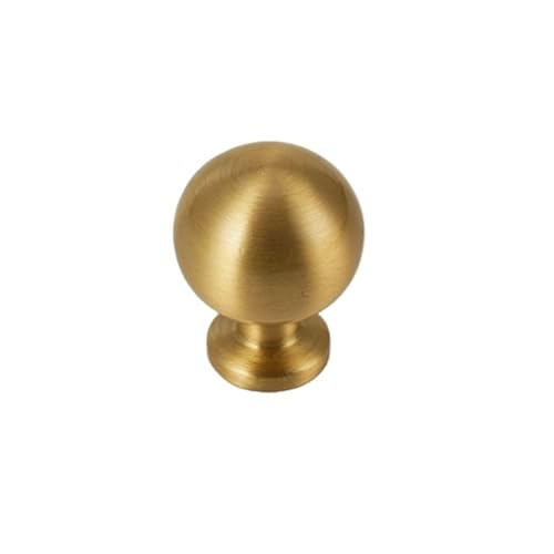 EUETVEXERK Europäische Griffe aus massivem Messing for Möbel, goldene for Schränke und Schubladen, Möbelzubehör, Bücherregal, Kommode, Zieht Schranktürgriff(Gold-24 X 31mm) von EUETVEXERK