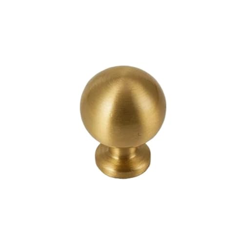 EUETVEXERK Europäische Griffe aus massivem Messing for Möbel, goldene for Schränke und Schubladen, Möbelzubehör, Bücherregal, Kommode, Zieht Schranktürgriff(Gold-28 X 33mm) von EUETVEXERK