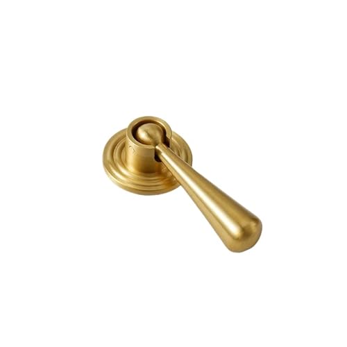 EUETVEXERK Europäische Griffe aus massivem Messing for Möbel, goldene for Schränke und Schubladen, Möbelzubehör, Bücherregal, Kommode, Zieht Schranktürgriff(Gold-32 X 66mm) von EUETVEXERK