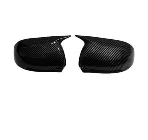 EUETVEXERK Fit for Mitsubishi ASX Outlander 2013-2018 Außerhalb Rückspiegel Abdeckung Deckel Flügel Tür Shell Kappe Gehäuse Auto-Rückspiegel(Without Lamp Carbon) von EUETVEXERK