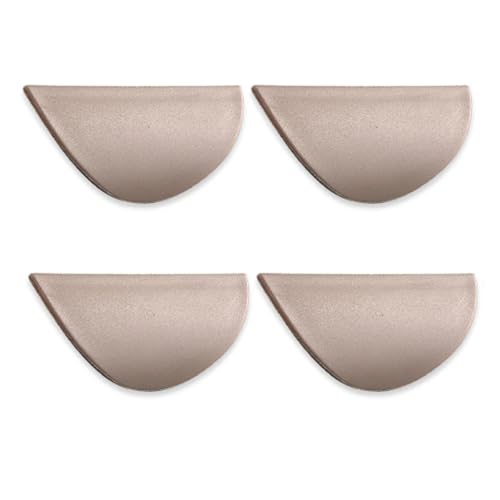EUETVEXERK Kleiderschrank Türgriffe Selbstklebende Möbel Schubladenknöpfe Griffe Home Badezimmer Küche Fenster Langer Schrankknopf Weiß Schwarz Schranktürgriff(Khaki,5PCS) von EUETVEXERK