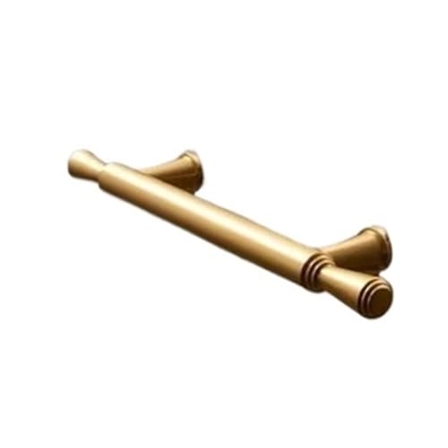 EUETVEXERK Lange Küchenschrankgriffe, Schrankgriffe, T-Bar, Möbelbeschläge, Schubladenknöpfe, Roségold, Türgriff, Küchenzubehör Schranktürgriff(Gold T) von EUETVEXERK