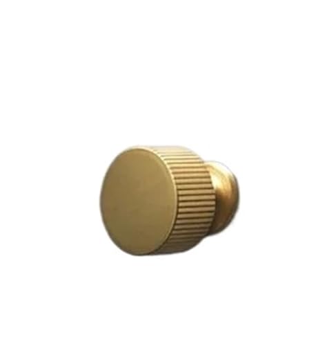 EUETVEXERK Massiver Messing Langstreifengriff Küchenschrank Türgriffe Schrank Schubladenknöpfe Kleiderschrank Dekor Wohnaccessoires Möbelgriffe Schranktürgriff(Round single hole) von EUETVEXERK