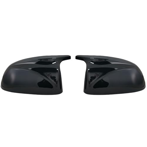 EUETVEXERK Passend for BMW X3 G01 X4 G02 X5 G05 X6 G06 X7 G07 2018 2019 2020 M Style Schwarze Rückspiegelabdeckung X3M Look Auto-Rückspiegel(Bright black) von EUETVEXERK