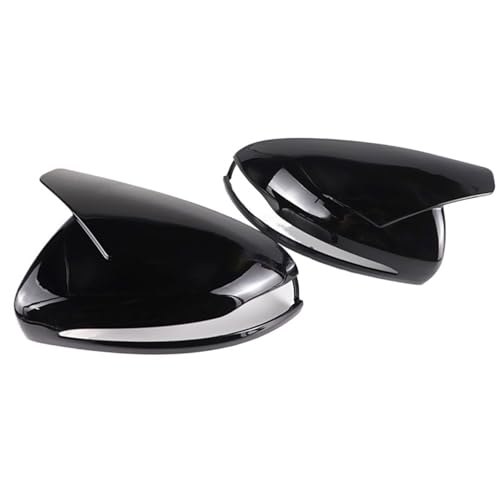 EUETVEXERK Passend for Mercedes Benz C GLC SE Klasse W205 X253 W222 W213 W238 Ersatz Carbon Black Seitenrückspiegel-Abdeckkappen Shell LHD Auto-Rückspiegel(Black-2) von EUETVEXERK