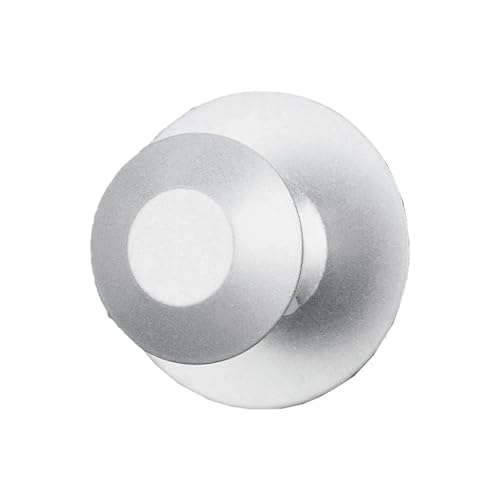 EUETVEXERK Punch-Free Schublade Griff Selbst-Adhesive Haken Metall Europäischen-Stil Ein-Loch Tür Zieht Kleiderschrank Griffe for Adhesive Wand haken Schranktürgriff(Silver) von EUETVEXERK