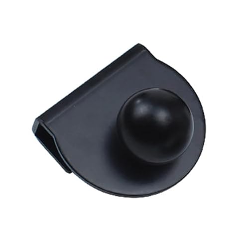 EUETVEXERK Rahmenloser Duschglastürgriff/Klemme/Clips for Badezimmerschränke, Vitrinen, runder Metallgriffknopf, Ersatz ohne Bohren Schranktürgriff von EUETVEXERK