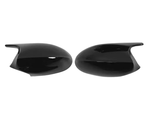 EUETVEXERK Rückspiegelglas-Abdeckkappe, Ersatz-ABS-Paste, passend for BMW 1er 3er E87 E81 E82 E90 E91 E92 E93 51167205292 51167135098 Auto-Rückspiegel(Black Pre-LCI) von EUETVEXERK